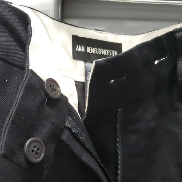 Ann Demeulemeester Black Dress Pants